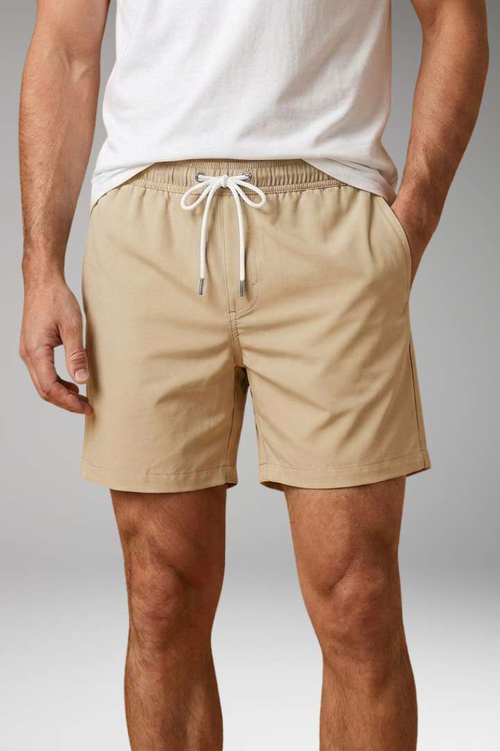 Men's Swim Shorts with Side Pockets for Swimming and Beach Activities