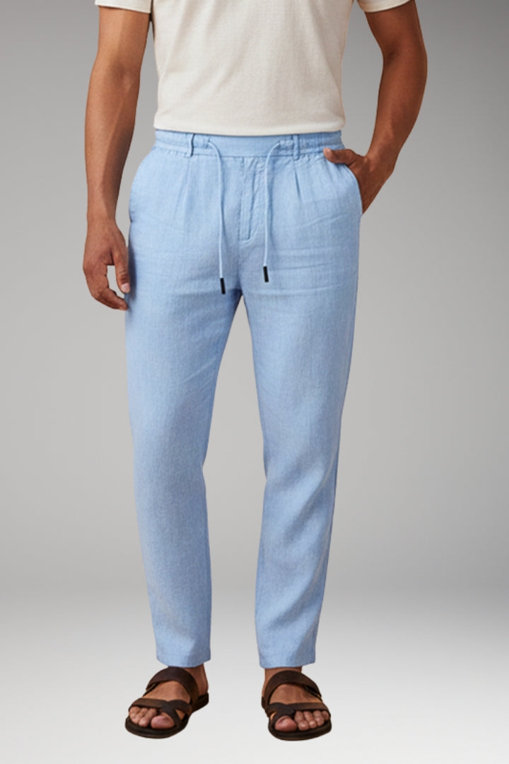 Men’s Trousers with Elasticated Waistband and Side Pockets